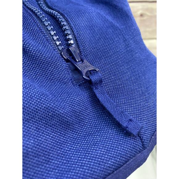 Vineyard Vines Vest Size M Blue Sleeveless Whale Logo Zip Front Performance - Picture 8 of 9